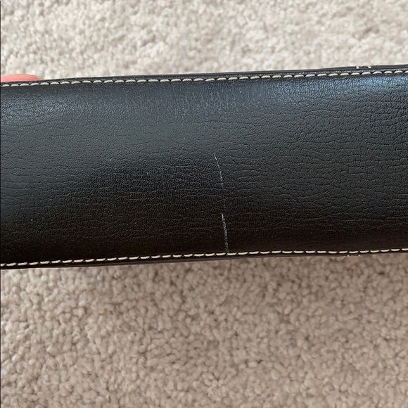 LOFT Black Leather Small Shoulder Purse - Picture 13 of 13